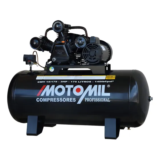 Compressor de ar elétrico Motomil CMW-15/175 175L 3hp 220V