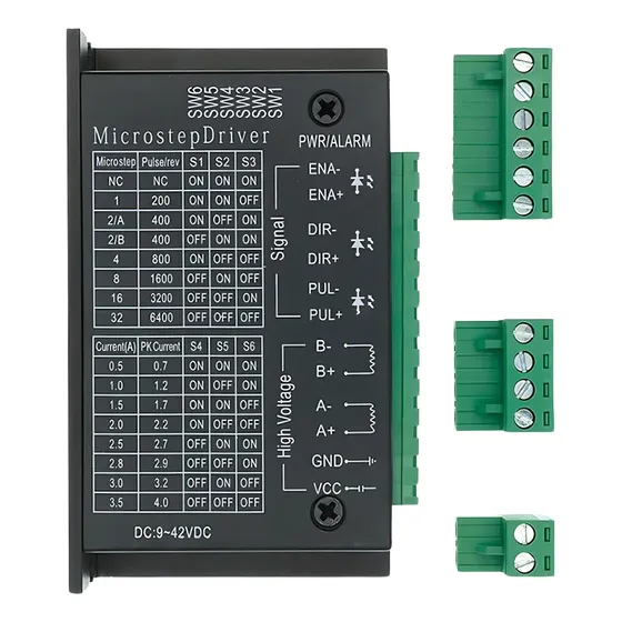 Driver De Motor De Passo Tb6600 4a 9-40v Cnc