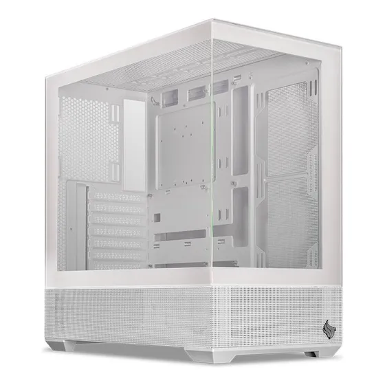 Gabinete Gamer Pichau Magpie 4x, Lateral De Vidro, Branco