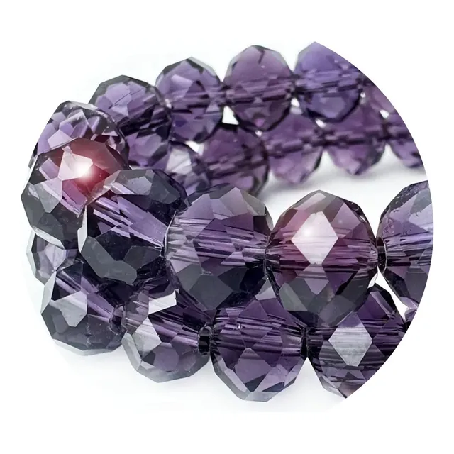 132 Miçangas Contas De Cristal Vidro 8mm Umbanda E Candomble