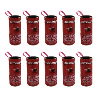 Trampa De Pegamento Fly Ribbon 10 Pz Tiras Para Moscas Trampa De Pegamento Fly Ribbon 10 Pz Tiras Para Moscas