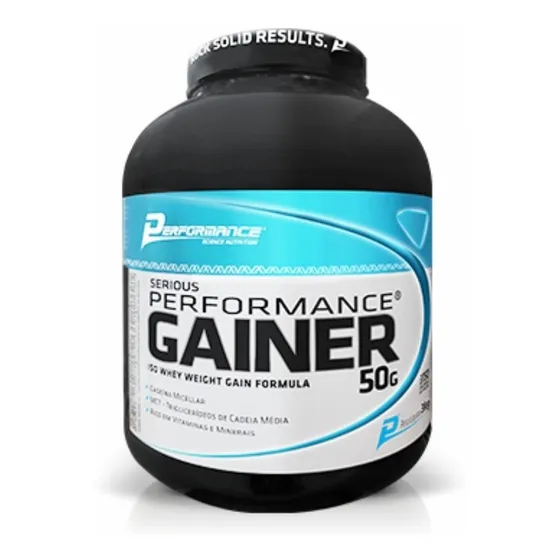 Hipercalórico Serious Gainer 3kg - Performance Nutrition 
