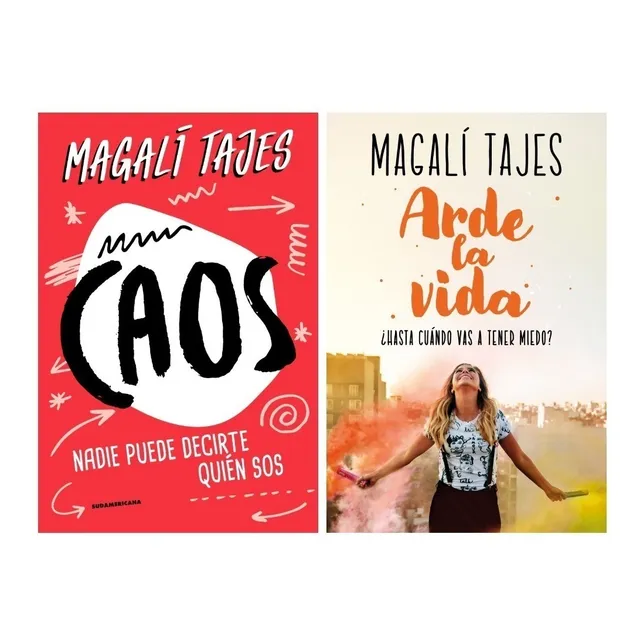 Pack Libros Magali Tajes - Caos Y Arde La Vida - Nuevos !!