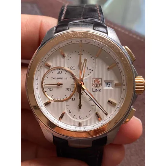 Reloj Tag Heuer Link Cat2050 - Cuero - Usado En Buen Estado