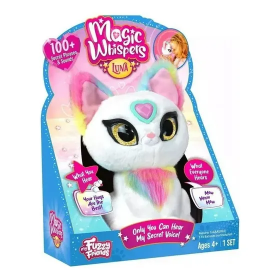 Magic Whispers Luna Gatito Peluche Interactivo