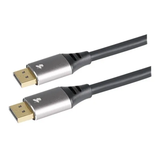 Cabo Displayport Macho 1.4 8k Com Trava 1,80mts 144hz Top