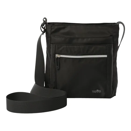 Bolso Cartera Liviano Para Mujer Negro Supiori Totto Full