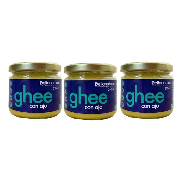 Ghee Con Ajo Dellanautra Pack 3