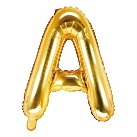 Globos Letras Doradas A-z 40cm