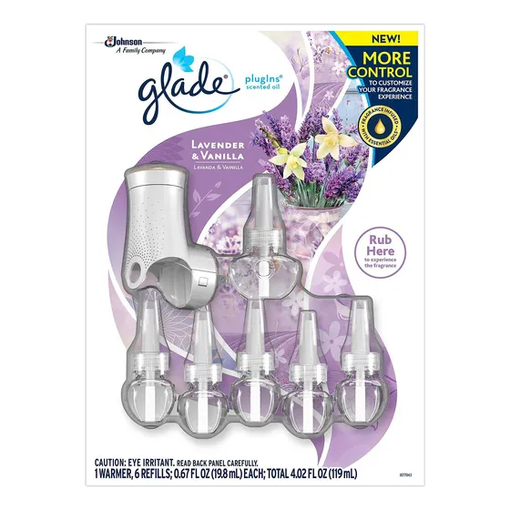Ambientador Casa Oficina Glade Plugins 6 Unid. +dispensador