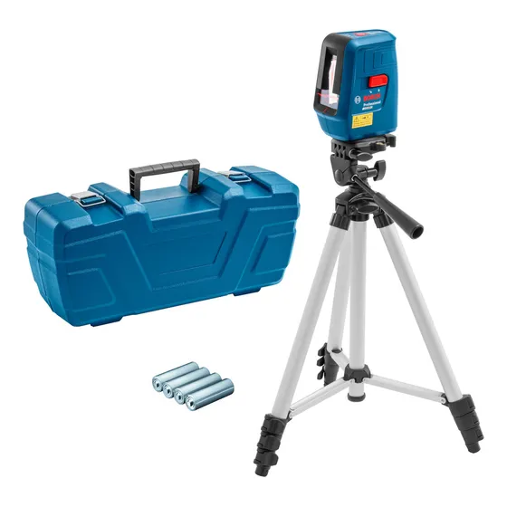 Nivel Láser Bosch Nivelox GLL 3 X alcance 15m con trípode y maletín Lazer Rojo