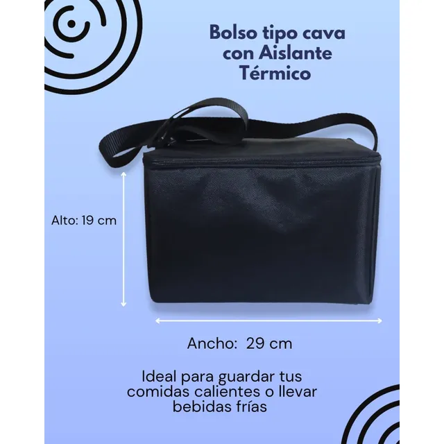 Cava Portátil Bolso Térmico Con Forro Impermeable
