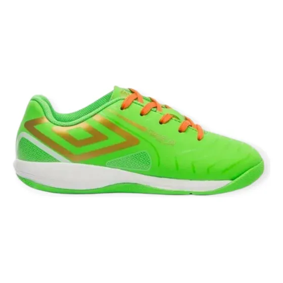 Botines Sala Umbro Pro 5 Jr Good Luck Futsal Niños Verde