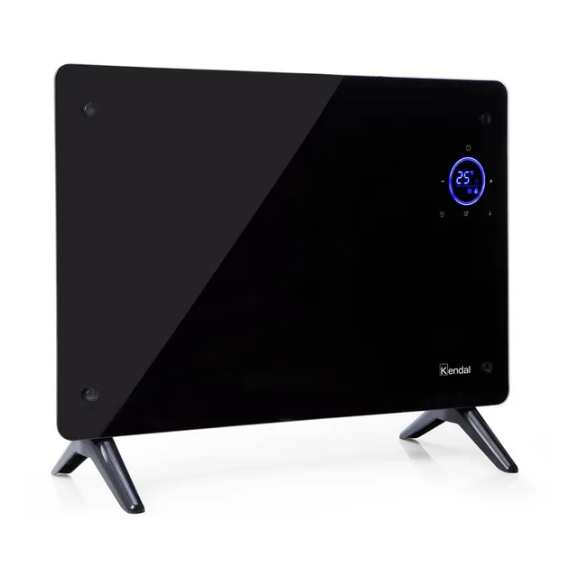 Panel Convector Vidrio Kendal Wifi Potencia 1500w Cobertura 18m2 Instalación Piso/Muro Estufa Eléctrica