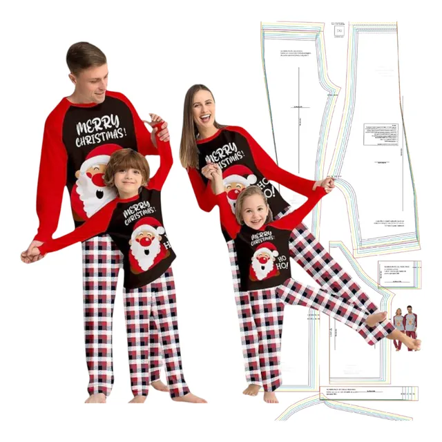 Moldes Para Realizar Pijamas Para Adultos Y Niños