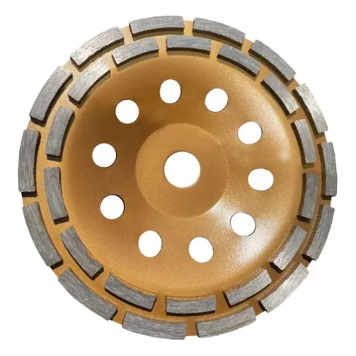 Muela Copa Disco Diamantada De 180mm Hormigón Desbaste Doble