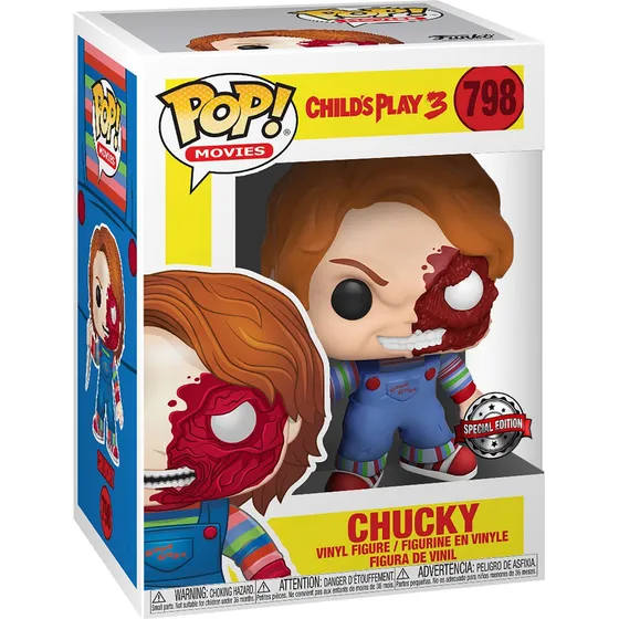 Funko Pop! Movies: Horror S7 - Chucky Half (bd) N° 798