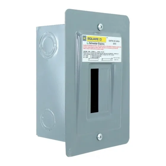 Centro Carga Squared Qod2f 2pastillas 50a 240/120v 01700560