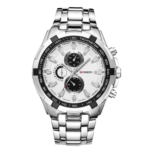 Reloj Hombre Cronógrafo Correa Acero Inoxidable Curren 8023