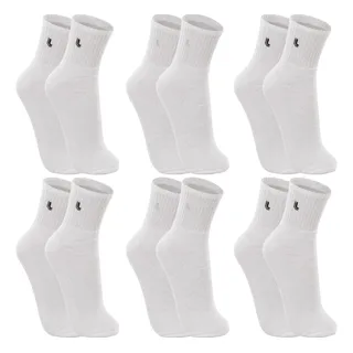 Kit 6 Pares Meias Lupo Cano Médio Alta Esportivas Academia Kit 6 Pares Meias Lupo Cano Médio Alta Esportivas Academia