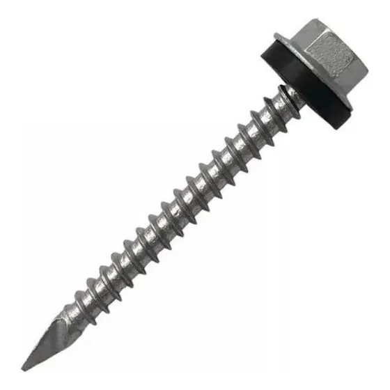Tornillo Autoperforante Hex P/ Techo Punta Espada 10 X 3