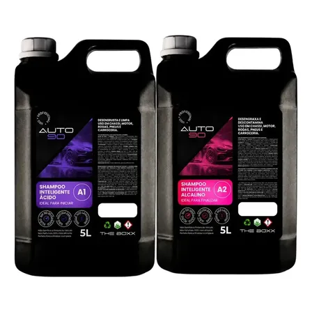 Shampoo De Carro Auto90 10l Desincrustante + Desengraxante