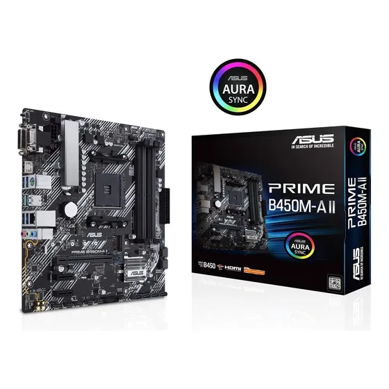 Tarjeta Madre Asus Prime B450m-a Ii Ryzen 5000 3rd/2nd/1st