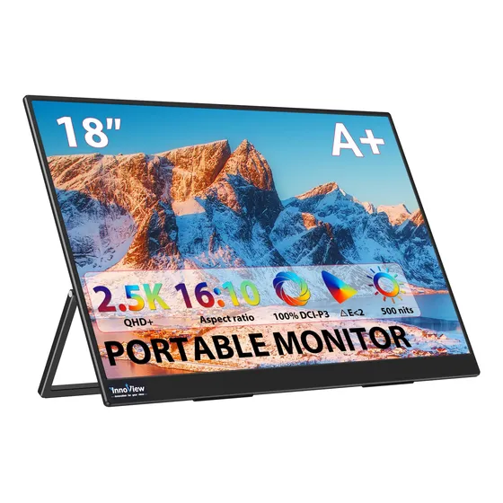 Monitor Portátil Innoview De 18 Pulgadas 2k Qhd Ips 2560 X