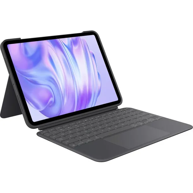 Logitech Funda Teclado Combo Touch Para iPad Pro 11 M4 2024 Color Gris Oscuro