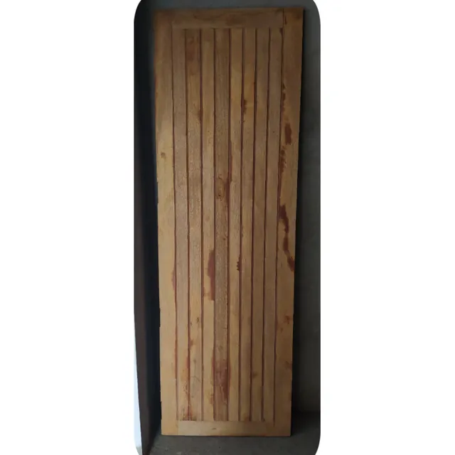Puerta De Madera Tornillo Para Vano 0.80x2.25m. Sin Acabado.
