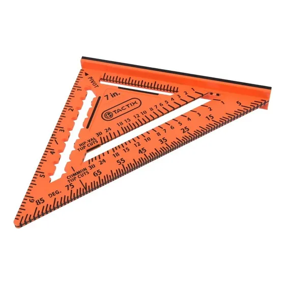 Escuadra Triangular Rápida Carpinteria Tactix 7 Pulgadas