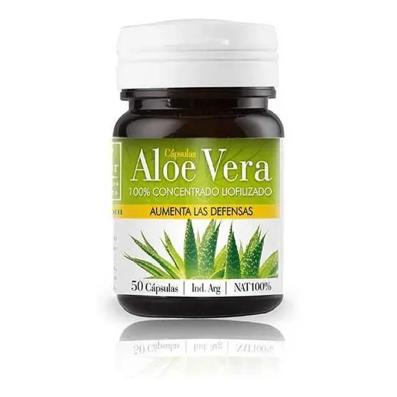 Aloe Vera Natier 50 Capsulas Apto Vegano