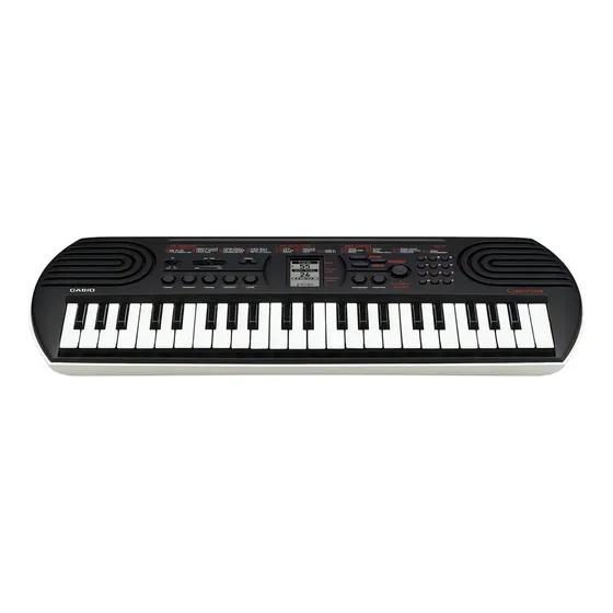Teclado musical Casio Casiotone SA-81 44 teclas negro | Cuotas sin interés