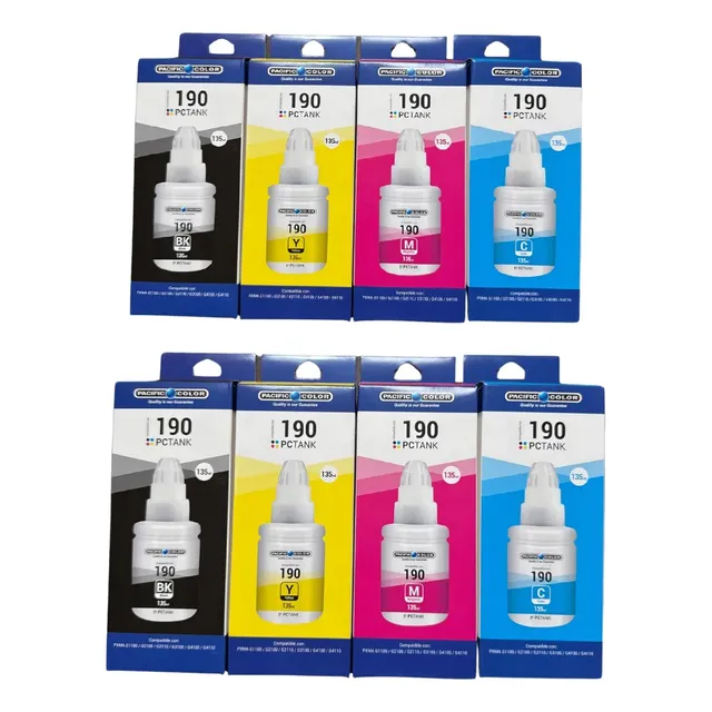 Pack X2 Tintas Compatibles Para  Gi-190 G2110 G3110 G4110