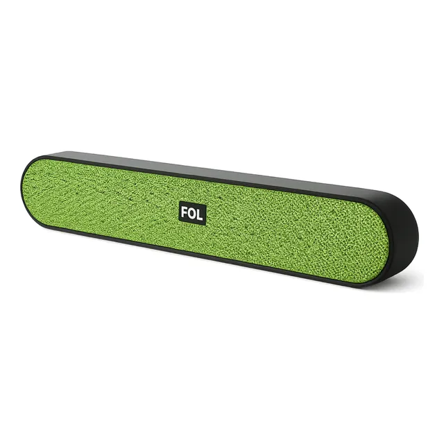 Barra De Sonido Portatil Fol Fs-m229 Verde Lima