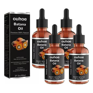 4pc Aceite De Batana Orgánico Para Realzar El Cabello, 60ml 4pc Aceite De Batana Orgánico Para Realzar El Cabello, 60ml