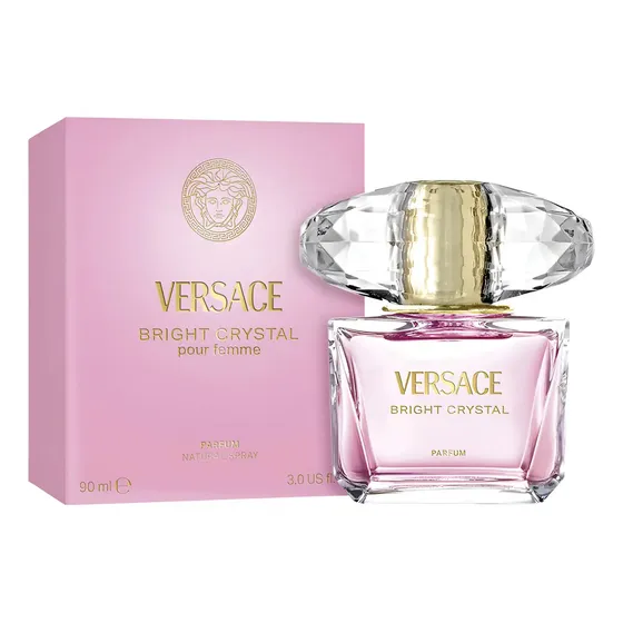Perfume Mujer Versace Bright Crystal 90ml Spray Floral Frutal | Cuotas sin interés