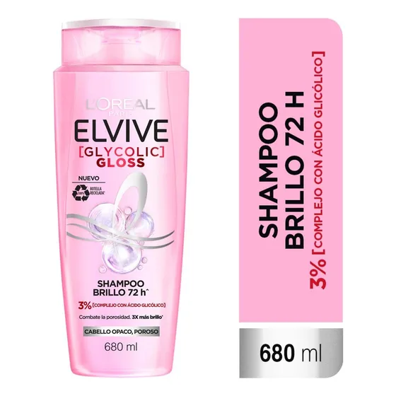 Shampoo Elvive Glycolic Gloss 680 ml