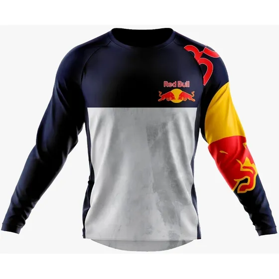 Jersey Mtb - Redbull Texture - Buzo Ciclismo - 100% Nacional