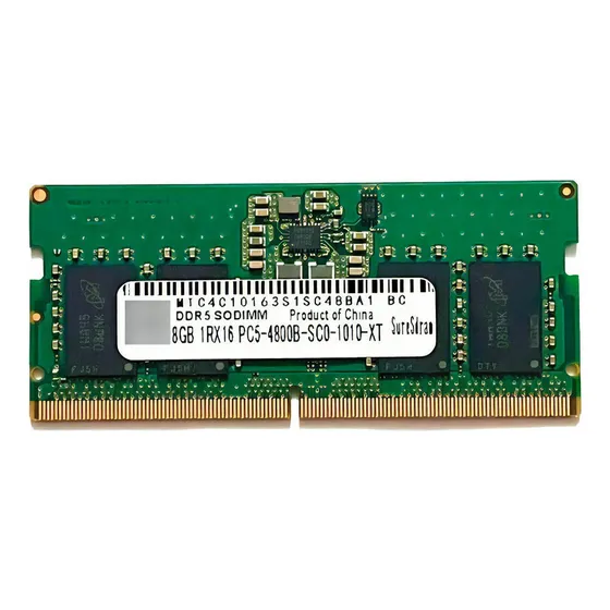 Memória Notebook 8gb Ddr5 4800mhz Micron Mtc4c10163s1sc48ba1