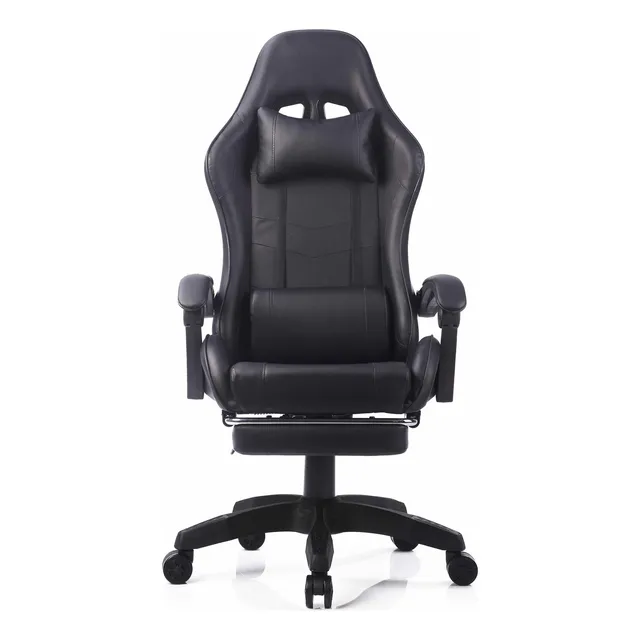 Silla Gamer Dc-58t Color Negro - Ergonomica - Con Reposapies