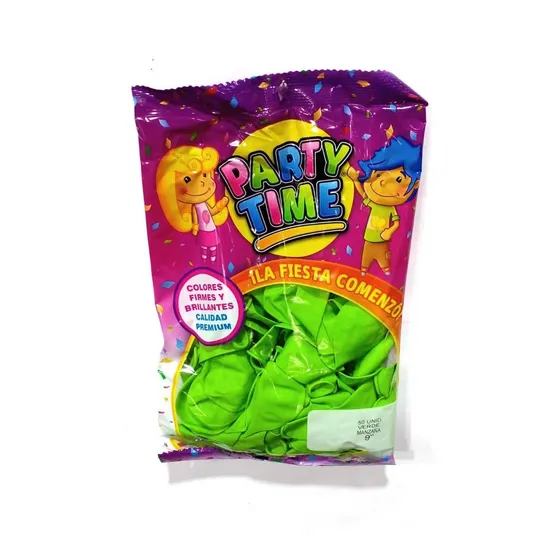 Globos Comunes De 9´´ X 50u. - 5 Soles Cotillón