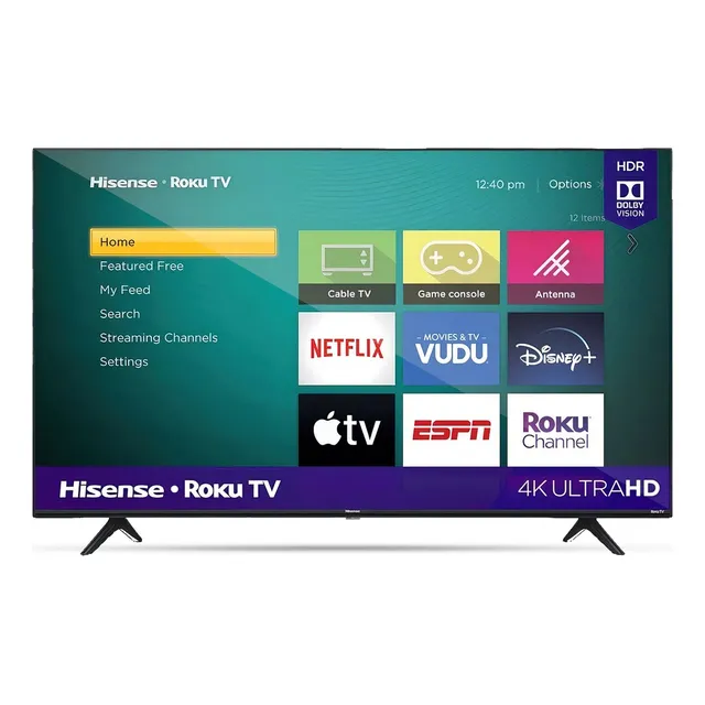 Pantalla Hisense 58 PuLG Smart Tv Roku Tv 58r6e5