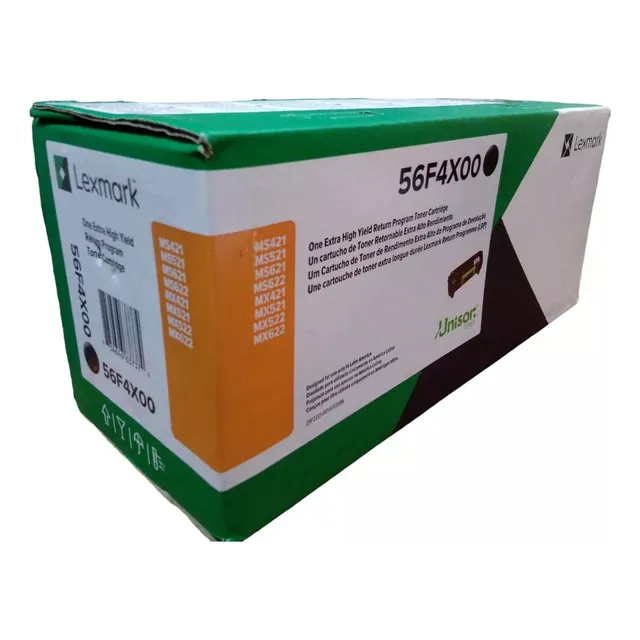 Tóner Lexmark 56f4x00 Color Negro