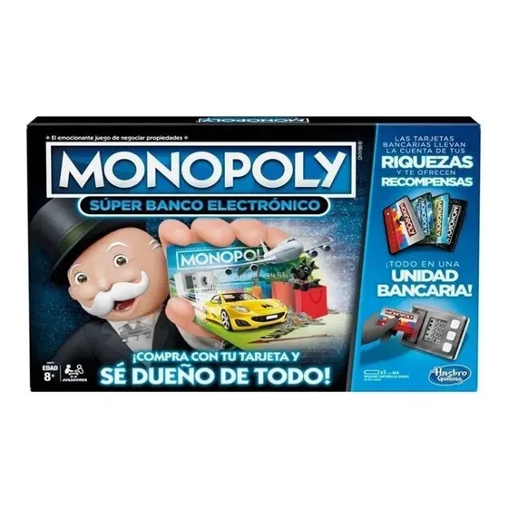Juego De Mesa Monopoly Super Electronic Banking Hasbro