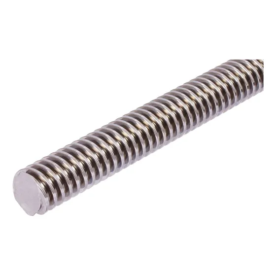 Husillo Roscado Trapeciodal Mm Largo Doble Arranque Derecho