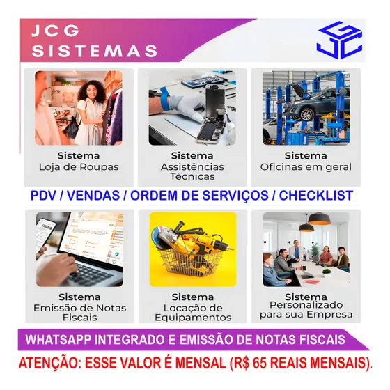 Sistema Para Loja Com Emissão De Nota Fiscal Completo