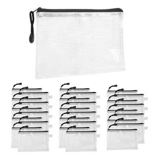 - 30 Bolsas De Malla B6 Con Cremallera De 5.3 X 7.7 - 30 Bolsas De Malla B6 Con Cremallera De 5.3 X 7.7