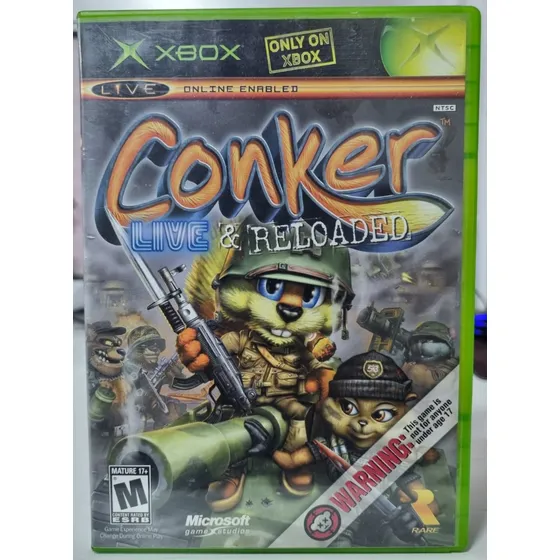 Conker Live & Reloaded Xbox Classico Mídia Fisica Seminovo