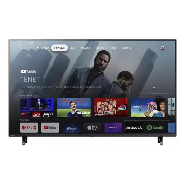 Philips Televisor 43'' 4k Smart Google Tv Chromecast Hdr10